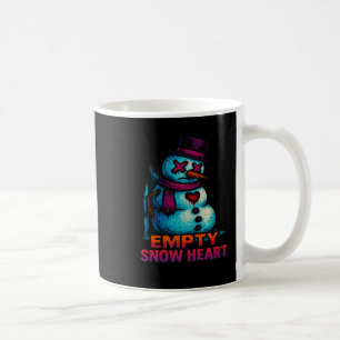 Funny Family Christmas Empty Snow Heart Snowman Pr Coffee Mug