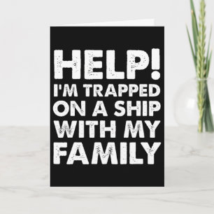 Funny Family Cruise Shirt Matching Vacation Cruisi Card