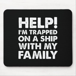 Funny Family Cruise Shirt Matching Vacation Cruisi Mouse Mat