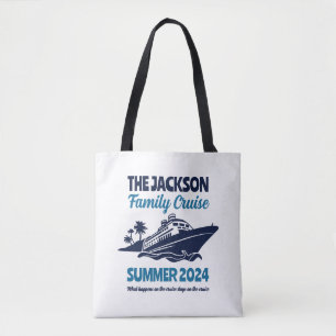 Funny Family Cruise Vacation Beach Holiday Tote Bag