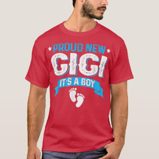 Funny Family Gender Reveal Proud New Gigi It's A B T-Shirt