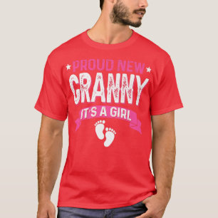 Funny Family Gender Reveal Proud New Granny It's A T-Shirt