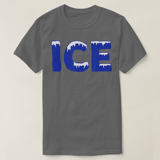 Funny Family Halloween Costume Ice and Baby  T-Shirt (Design Front)