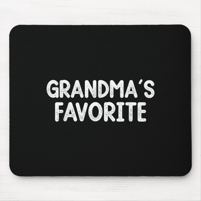 Funny Family Humor Grandparent Granhild Grandma's  Mouse Mat (Front)