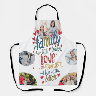 Funny Family Laugh, love, and live better  Apron