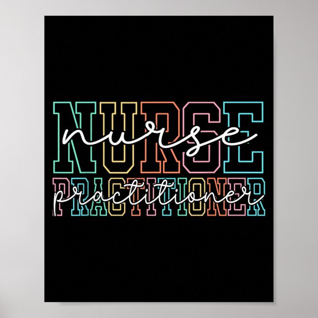 Funny Family Nurse Practitioner Np Nursing Day Nur Poster (Front)