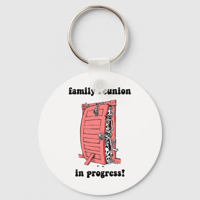 Funny family reunion key ring (Front)