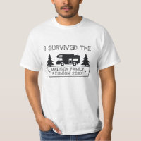 Funny Family Reunion Survivor Name RV Camper