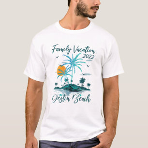 Funny Family Vacation 2022 Florida Destin Beach T-Shirt