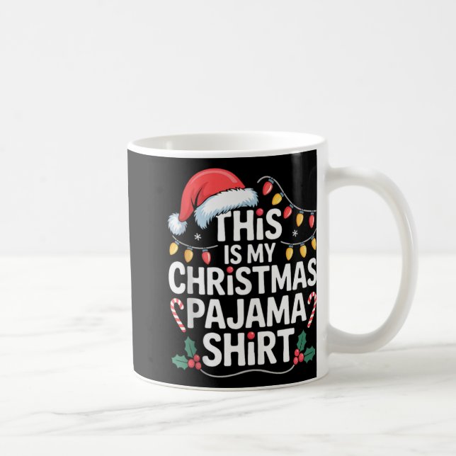 Funny Family Xmas Men Women Kids This Is My Christ Coffee Mug (Right)