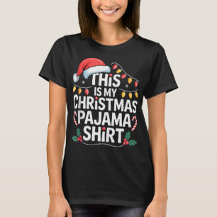 Funny Family Xmas Men Women Kids This Is My Christ T-Shirt