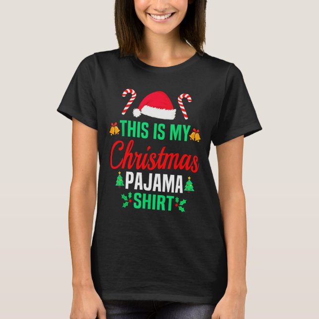 Funny Family Xmas Men Women Kids This Is My Christ T-Shirt (Front)