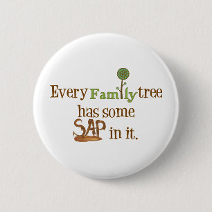 Funny FamilyTree 6 Cm Round Badge
