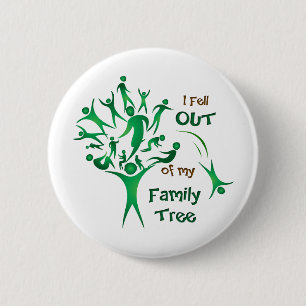 Funny FamilyTree 6 Cm Round Badge