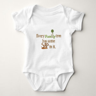 Funny FamilyTree Baby Bodysuit