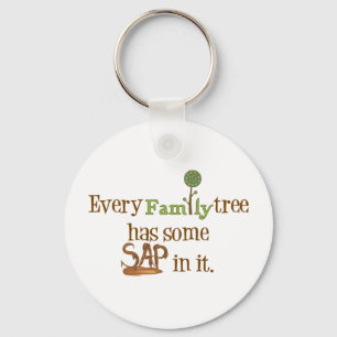 Funny FamilyTree Key Ring