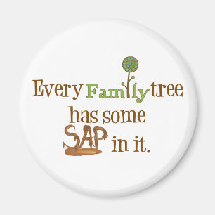 Funny FamilyTree Magnet