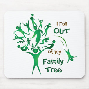 Funny FamilyTree Mouse Mat