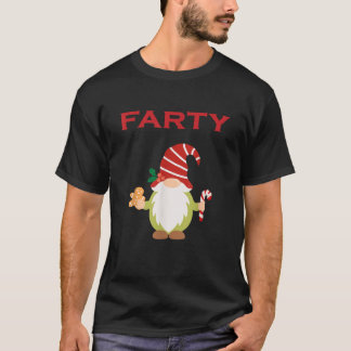 Funny Fancy Dress Party Farty Gnome  T-Shirt