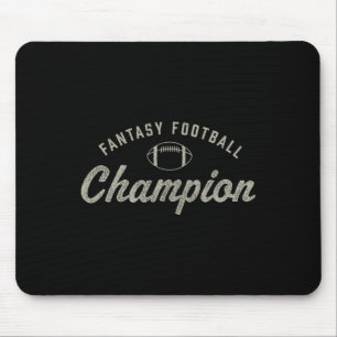 Funny Fantasy Football Champion Draught Day Season Mouse Mat