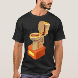 Funny Fantasy Football Loser Toilet  T-Shirt