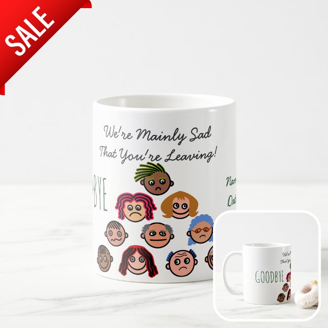FUNNY Farewell Colleague BOSS - Most of Us are SAD Coffee Mug (Creator Uploaded)