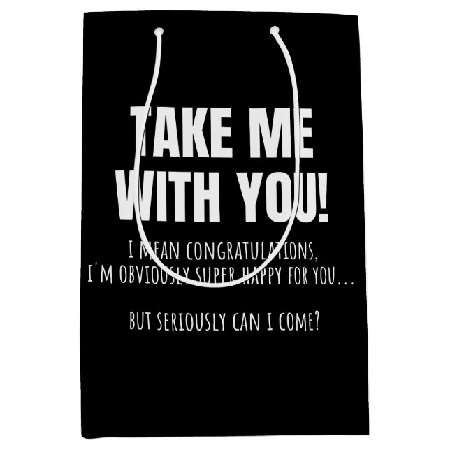 Funny Farewell Mug For Coworker Leaving Goodbye Bo Medium Gift Bag (Front)