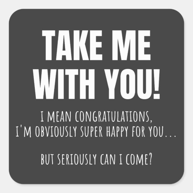 Funny Farewell Mug For Coworker Leaving Goodbye Bo Square Sticker (Front)