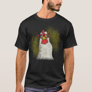Funny Farm Animal Bird Farmer Gift Cute Chicken T-Shirt