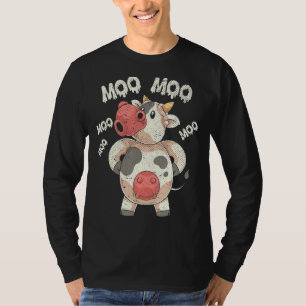 Funny Farm Animal Lover Farmer Moo Cute Cow T-Shirt