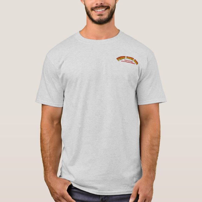 Funny Farm BBQ Basic T-Shirt - Two Side (Front)