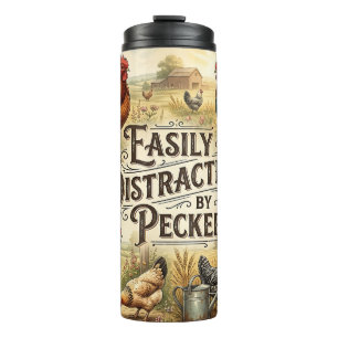 Funny Farm Chicken Thermal Tumbler