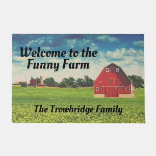 Funny Farm Customised Door Mat