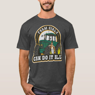 Funny farm farmhouse farmer, farmer, tractors, tre T-Shirt