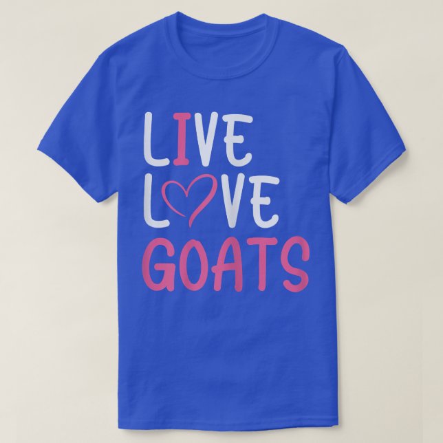 Funny Farm Lover Goats Graphic for Women and Girls T-Shirt (Design Front)