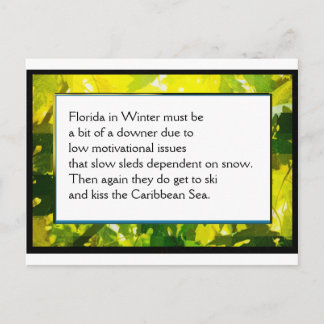 Funny Farm Poem Card #1