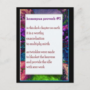 Funny Farm Poem Card #11
