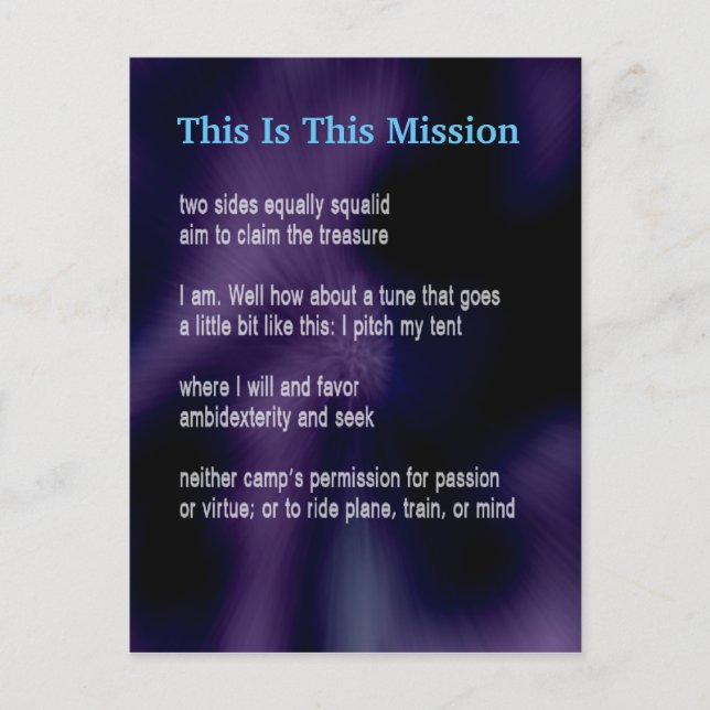 Funny Farm Poem Card #9 (Front)