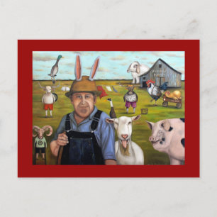 Funny Farm Postcard