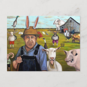 Funny Farm Postcard