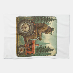  Funny Farmer Design Men Tractor Rancher Farm Dad  Tea Towel