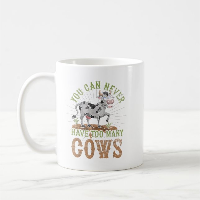 Funny Farmer Farm Animal Lover Cute Cow Lrbva. Per Coffee Mug (Left)