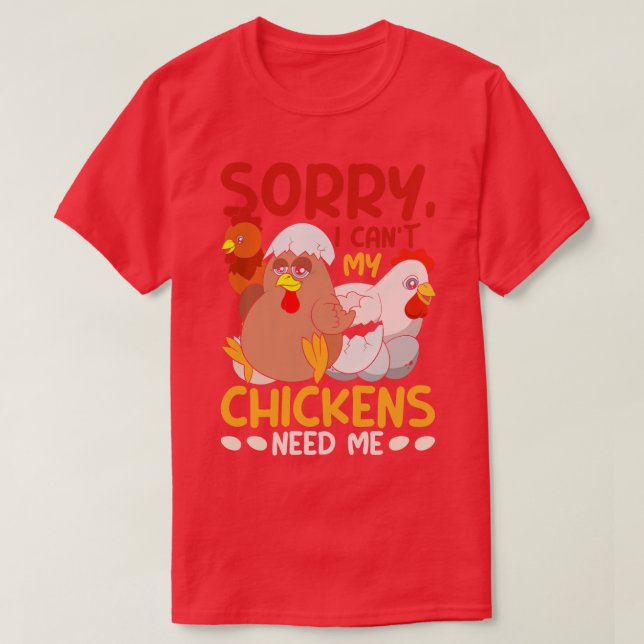 Funny Farmer Farming Chicken Lover Farm Animal Chi T-Shirt (Design Front)