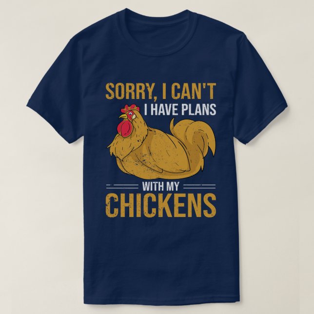 Funny Farmer Farming Farm Lover Animal Hen Chicken T-Shirt (Design Front)