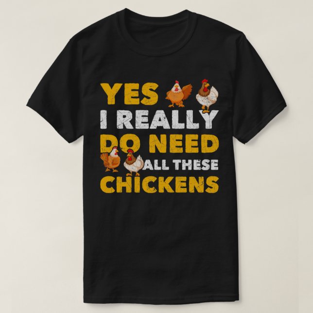 Funny Farmer Gift Idea Chicken Pullover  (Design Front)