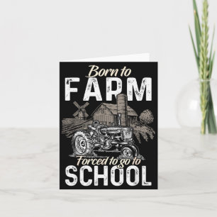 Funny Farmer Shirt Men Tractor Boys Tractor Lover Card