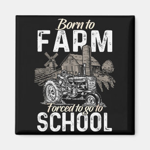 Funny Farmer Shirt Men Tractor Boys Tractor Lover Magnet