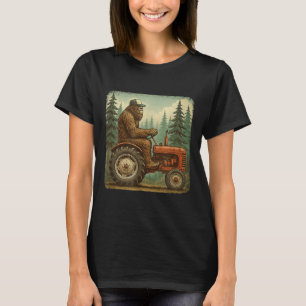 Funny Farmer Shirts Men Tractor Rancher Farm Dad D