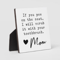 Funny Farmhouse Kid's Bathroom Sign