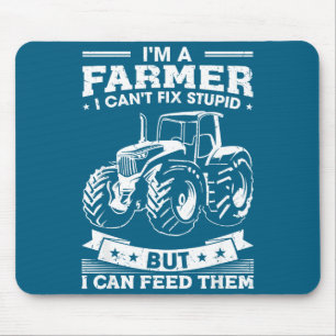 Funny Farming Tractor I'm A Farmer I Feed People  Mouse Mat